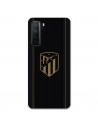 Funda para Huawei P40 Lite 5G del Atleti Escudo Dorado Fondo Negro - Licencia Oficial Atlético de Madrid