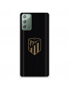 Funda para Samsung Galaxy Note20 del Atleti Escudo Dorado Fondo Negro - Licencia Oficial Atlético de Madrid