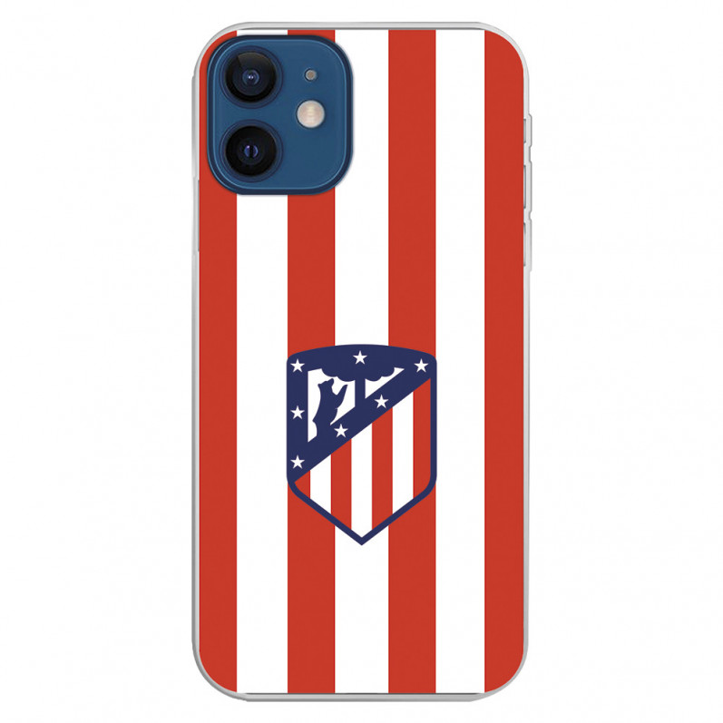 Funda para iPhone 12 Mini del Atleti Escudo Rojiblanco - Licencia Oficial Atlético de Madrid