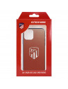 Funda para iPhone 12 del Atleti Escudo Plateado Fondo - Licencia Oficial Atlético de Madrid