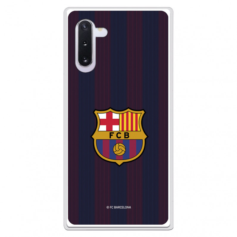 Funda para Samsung Galaxy Note10 del Barcelona Rayas Blaugrana - Licencia Oficial FC Barcelona