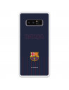 Funda para Samsung Galaxy Note8 del Barcelona Barsa Fondo Azul - Licencia Oficial FC Barcelona