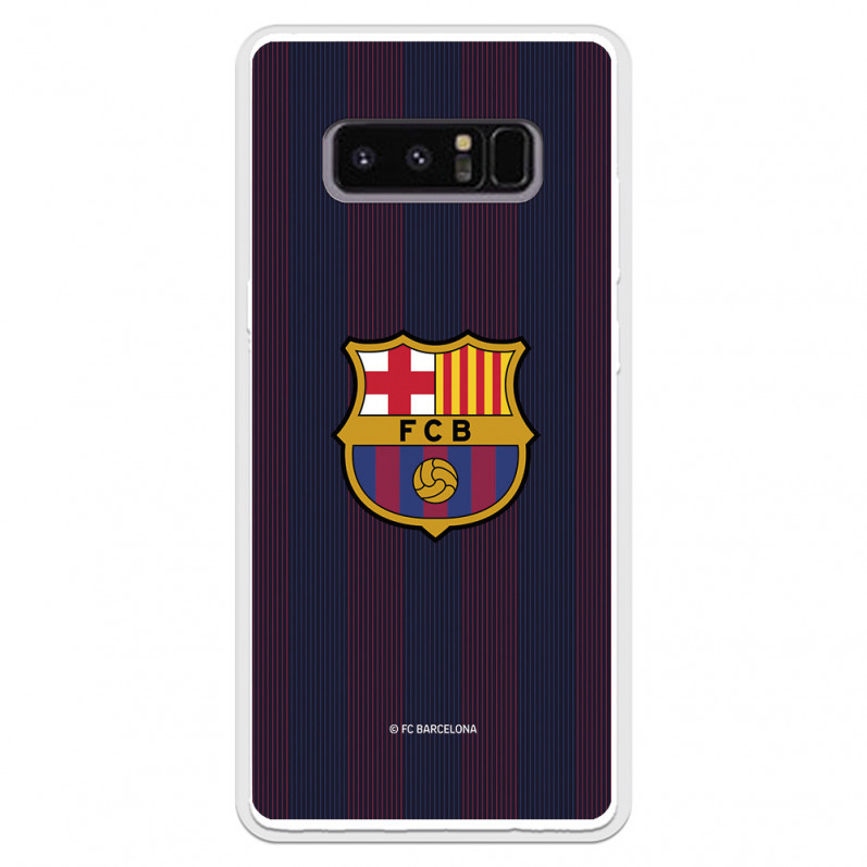 Funda para Samsung Galaxy Note8 del Barcelona Rayas Blaugrana - Licencia Oficial FC Barcelona