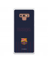 Funda para Samsung Galaxy Note9 del Barcelona Barsa Fondo Azul - Licencia Oficial FC Barcelona