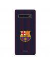 Funda para Samsung Galaxy S10 Plus del Barcelona Rayas Blaugrana - Licencia Oficial FC Barcelona