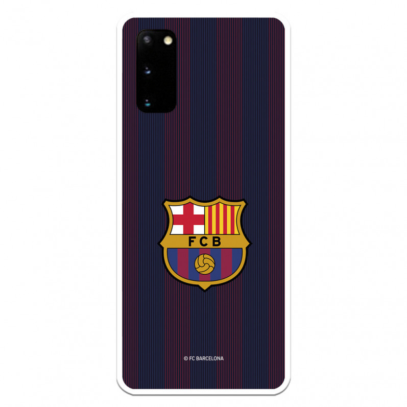 Funda para Samsung Galaxy S20 del Barcelona Rayas Blaugrana - Licencia Oficial FC Barcelona