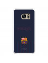 Funda para Samsung Galaxy S7 del Barcelona Barsa Fondo Azul - Licencia Oficial FC Barcelona