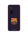 Funda para Xiaomi Mi Note 10 Lite del Barcelona Rayas Blaugrana - Licencia Oficial FC Barcelona