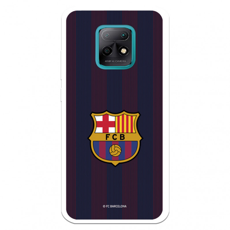 Funda para Xiaomi Redmi 10X 5G del Barcelona Rayas Blaugrana - Licencia Oficial FC Barcelona