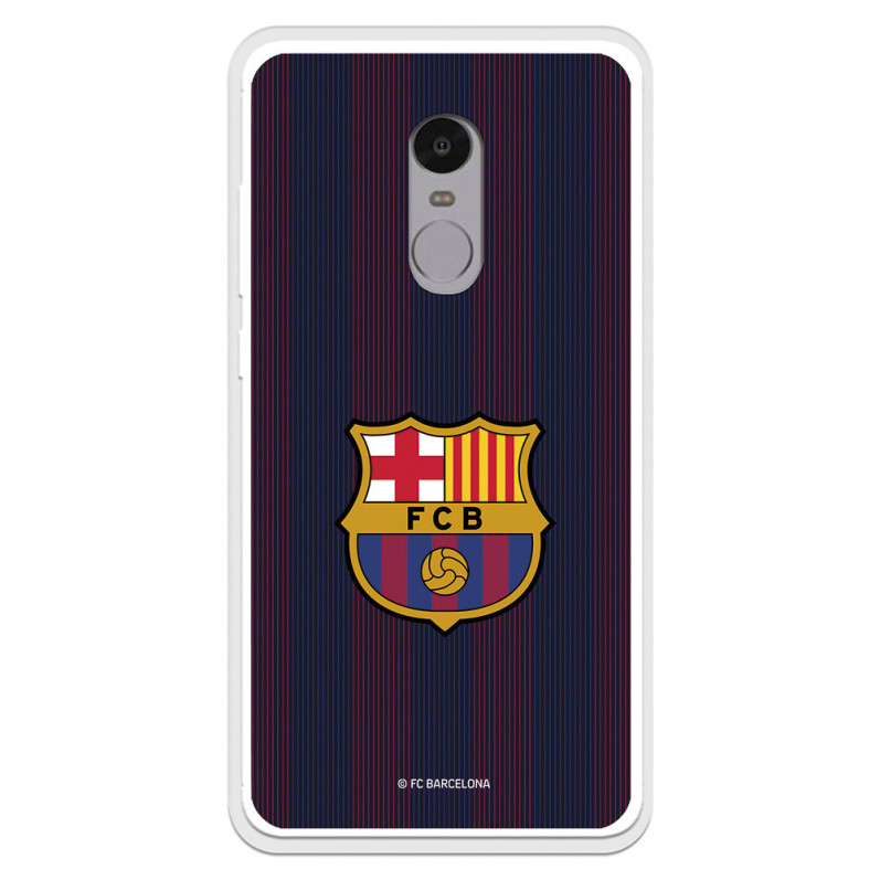 Funda para Xiaomi Redmi Note 4 del Barcelona Rayas Blaugrana - Licencia Oficial FC Barcelona