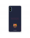 Funda para Xiaomi Redmi Note 5 Pro del Barcelona Barsa Fondo Azul - Licencia Oficial FC Barcelona