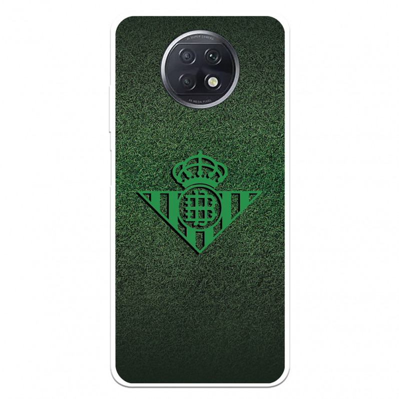 Funda para Xiaomi Redmi Note 9T del Betis Escudo Verde Fondo trama - Licencia Oficial Real Betis Balompié