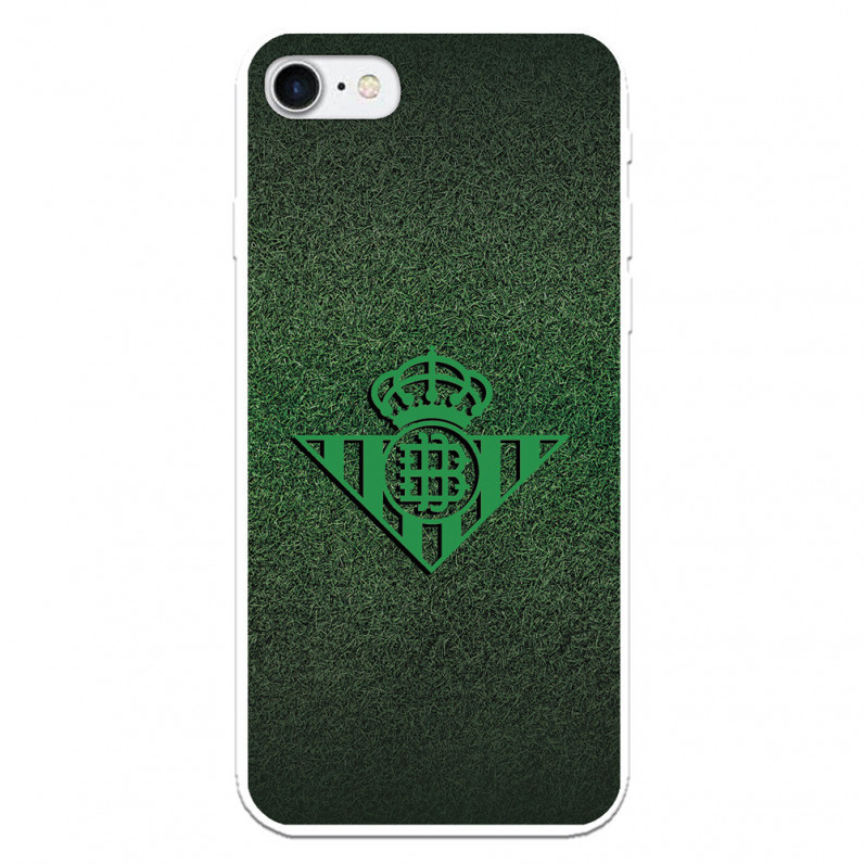 Funda para iPhone 7 del Betis Escudo Verde Fondo trama - Licencia Oficial Real Betis Balompié