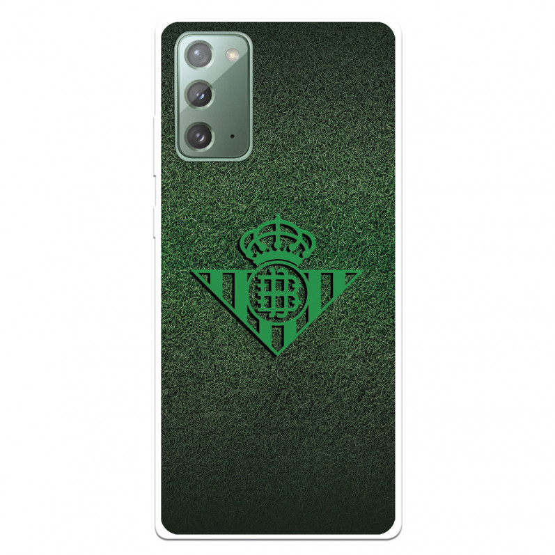 Funda para Samsung Galaxy Note20 del Betis Escudo Verde Fondo trama - Licencia Oficial Real Betis Balompié