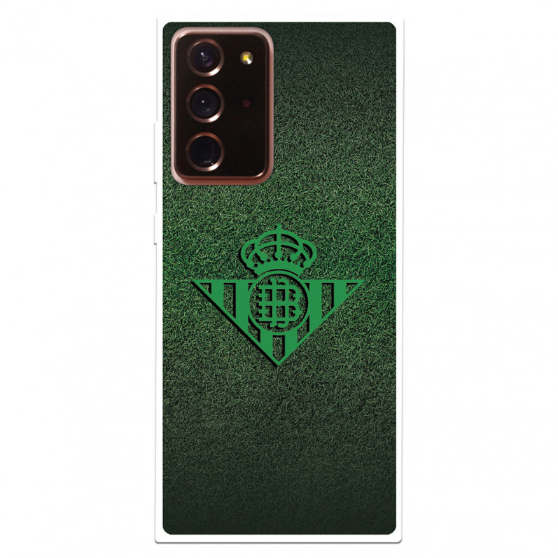Funda para Samsung Galaxy Note 20 Ultra del Betis Escudo Verde Fondo trama - Licencia Oficial Real Betis Balompié