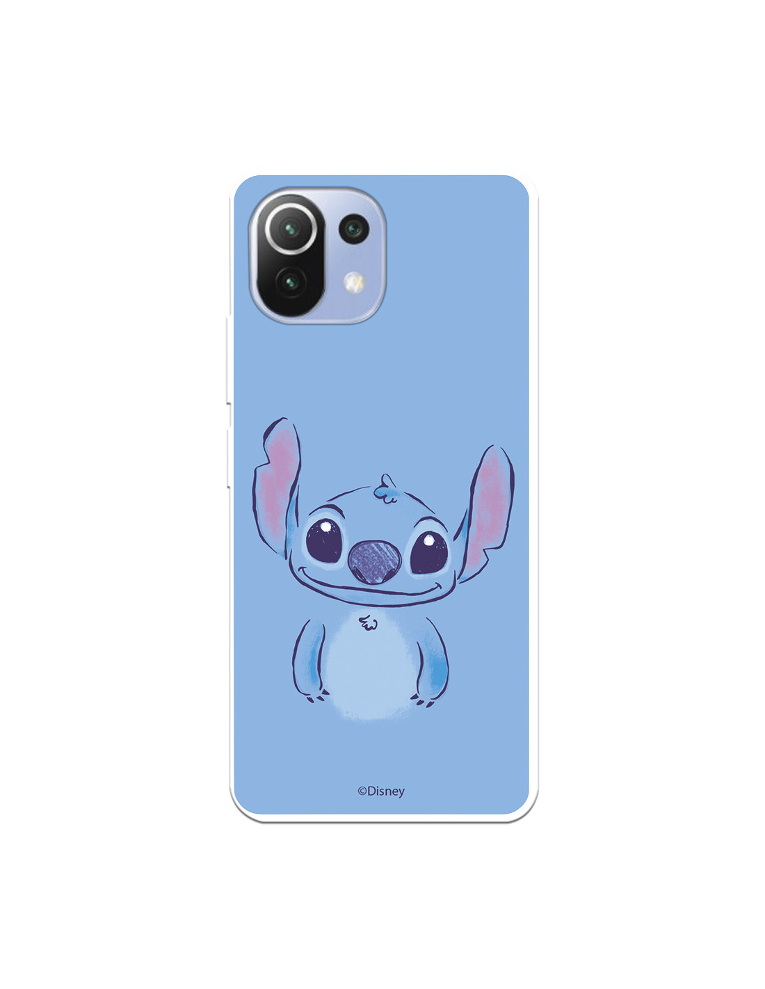 Funda para Xiaomi Mi 11 Lite Oficial de Disney Stitch Azul - Lilo & Stitch