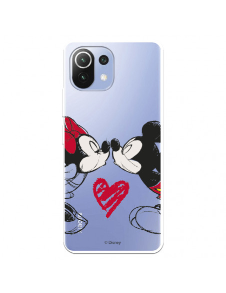 Funda para Oppo A98 5G Oficial de Disney Mickey y Minnie Beso - Clásicos  Disney