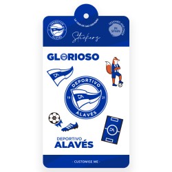 Stickers del Deportivo Alavés - Personaliza tus Dispositivos