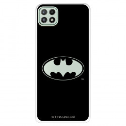Funda para Samsung Galaxy A22 5G Oficial de DC Comics Batman Logo Transparente - DC Comics