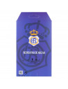 Carcasa para Samsung Galaxy A22 5G del Recre Escudo Fondo Azul - Licencia Oficial Real Club Recreativo de Huelva
