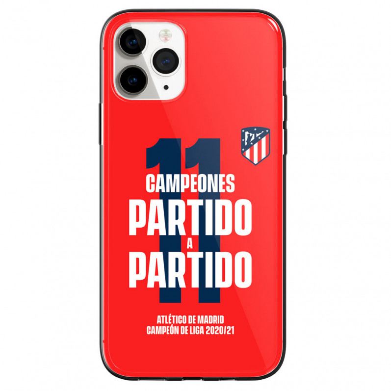 Funda Campeón de Liga Atlético de Madrid - 11 Partido A Partido Fondo Rojo