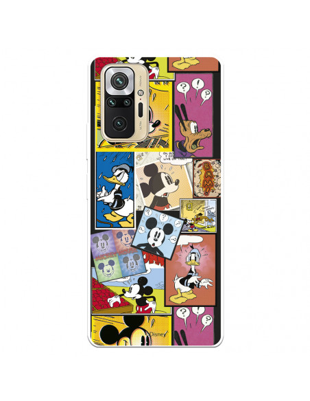 Funda para Xiaomi Redmi Note 10 Pro Oficial de Disney Mickey Comic -  Clásicos Disney