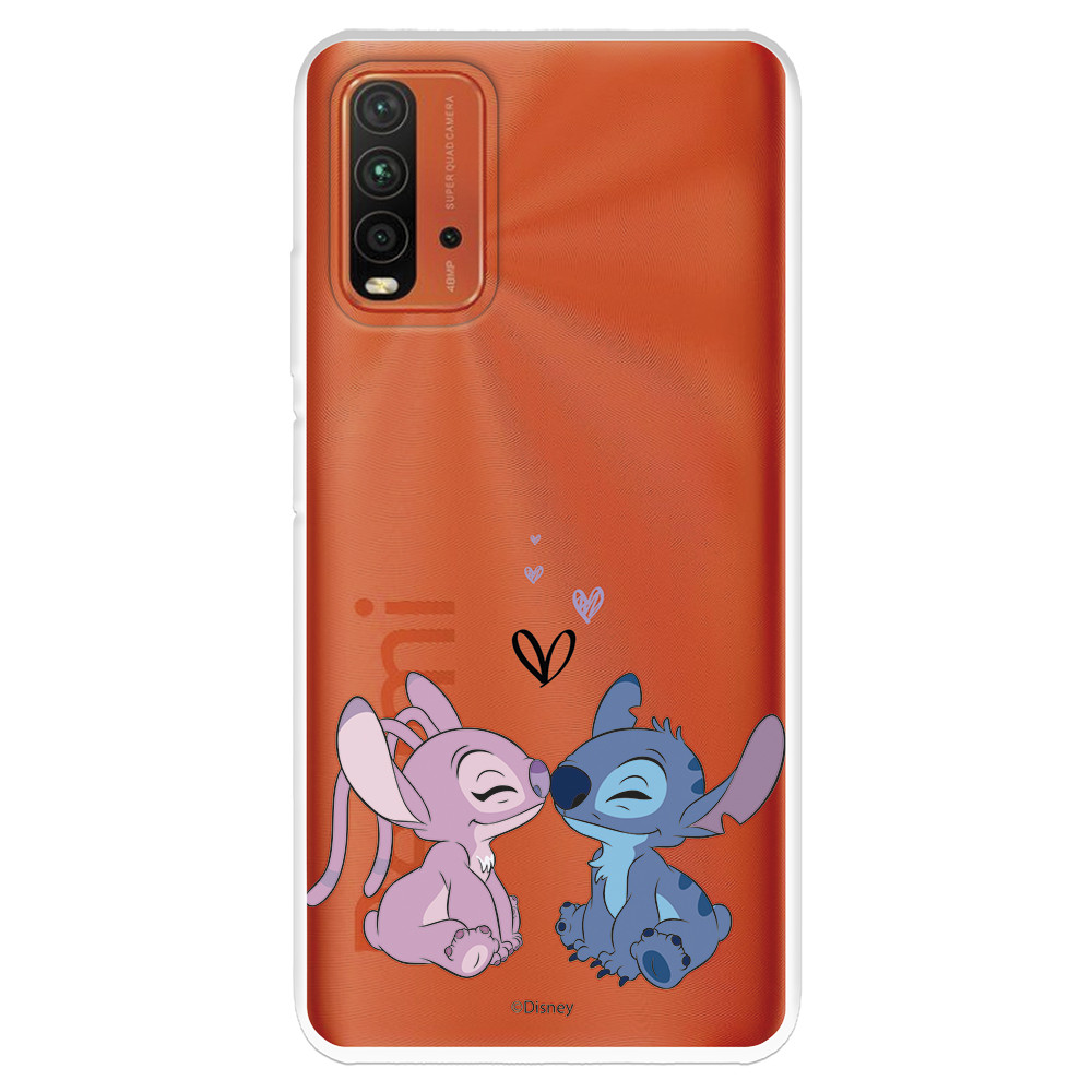 Funda para Xiaomi Redmi Note 13 4G Oficial de Disney Angel & Stitch Beso -  Lilo & Stitch