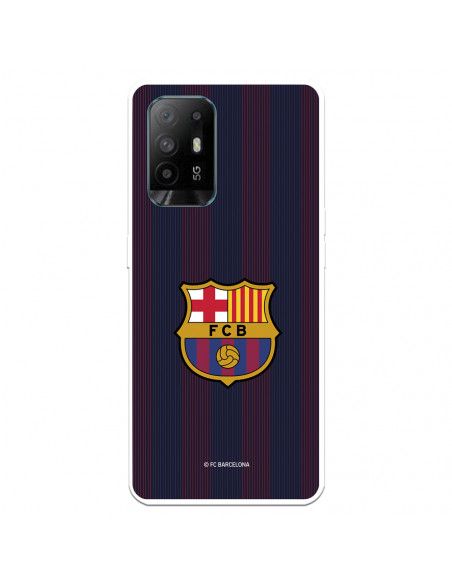 Funda para Oppo A74 5G del Barcelona Rayas Blaugrana - Licencia Oficial FC  Barcelona