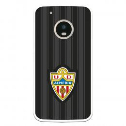 Carcasa Oficial UD Almería fondo negro para Motorola Moto G5 Plus- La Casa de las Carcasas