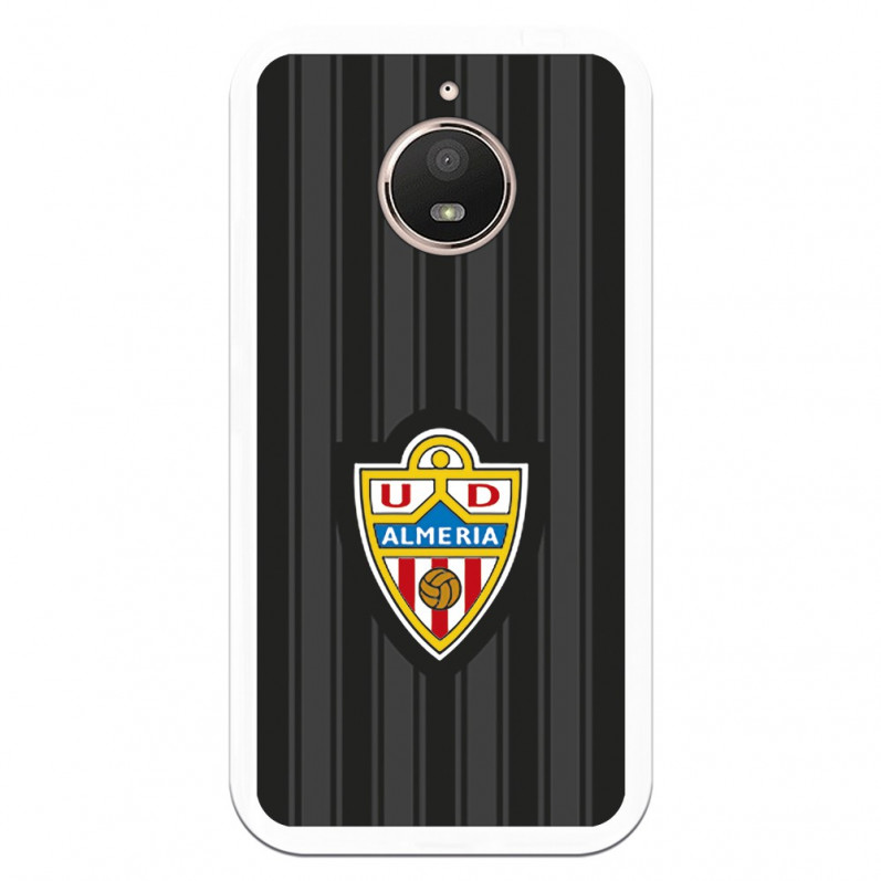 Carcasa Oficial UD Almería fondo negro para Motorola Moto E4 Plus- La Casa de las Carcasas