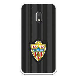 Carcasa Oficial UD Almería fondo negro para Motorola Moto G4 Play- La Casa de las Carcasas