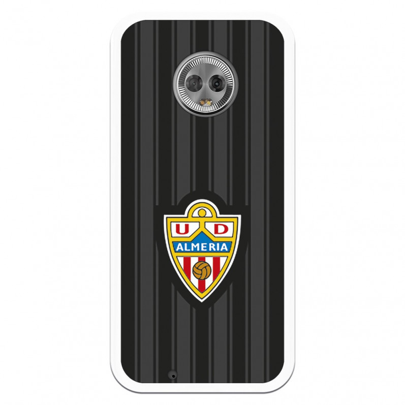 Carcasa Oficial UD Almería fondo negro para Motorola Moto G6- La Casa de las Carcasas