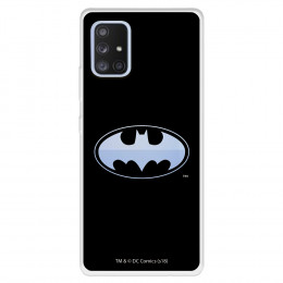 Funda para Samsung Galaxy A71 5G Oficial de DC Comics Batman Logo Transparente - DC Comics