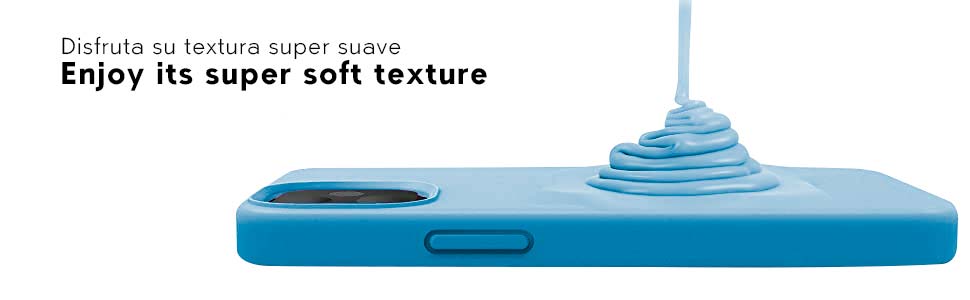 Funda Gel Tacto Silicona + Colgante Azul Turquesa Xiaomi Mi 11i