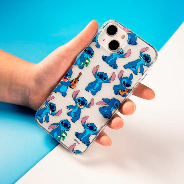 Funda para Xiaomi Redmi 9AT Oficial de Disney Stitch Azul - Lilo